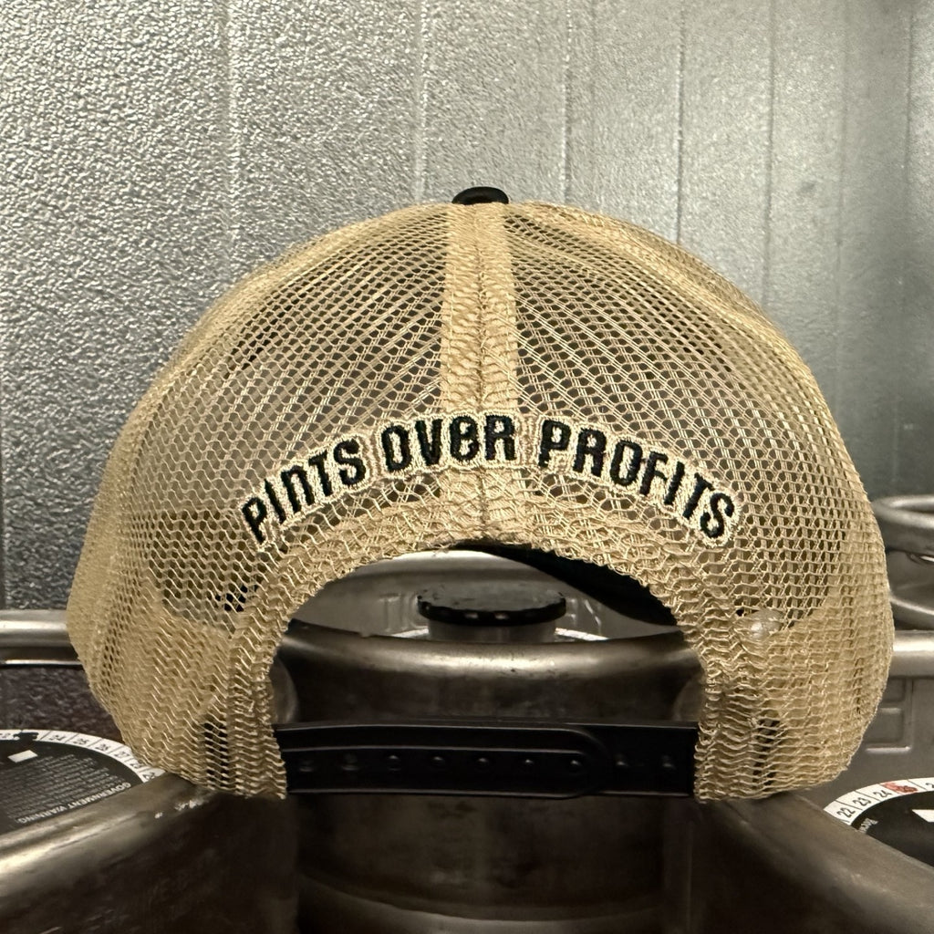 Topo Foam Cap Black/Tan