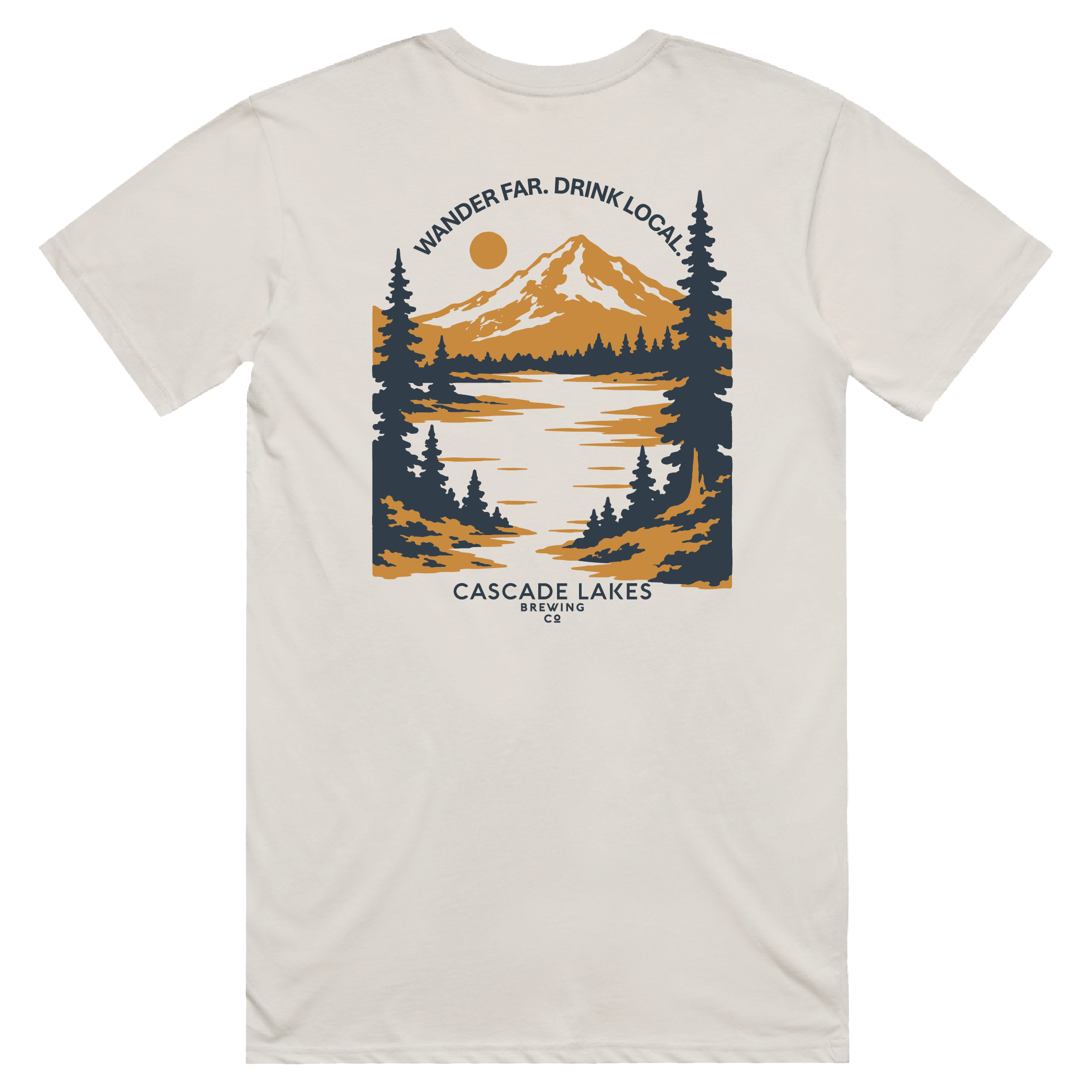 Wander Far. Drink Local. Tee