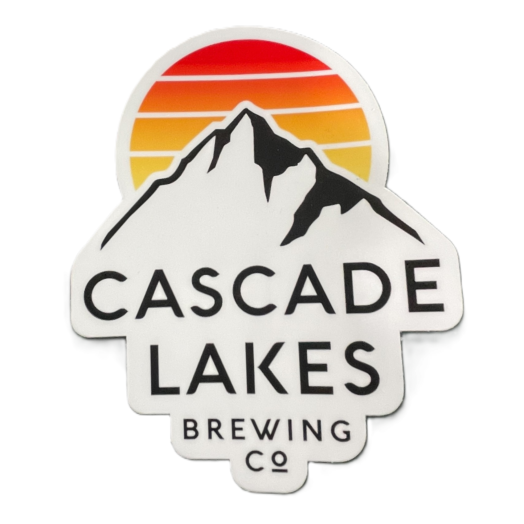 Cascade Lakes Car Decal
