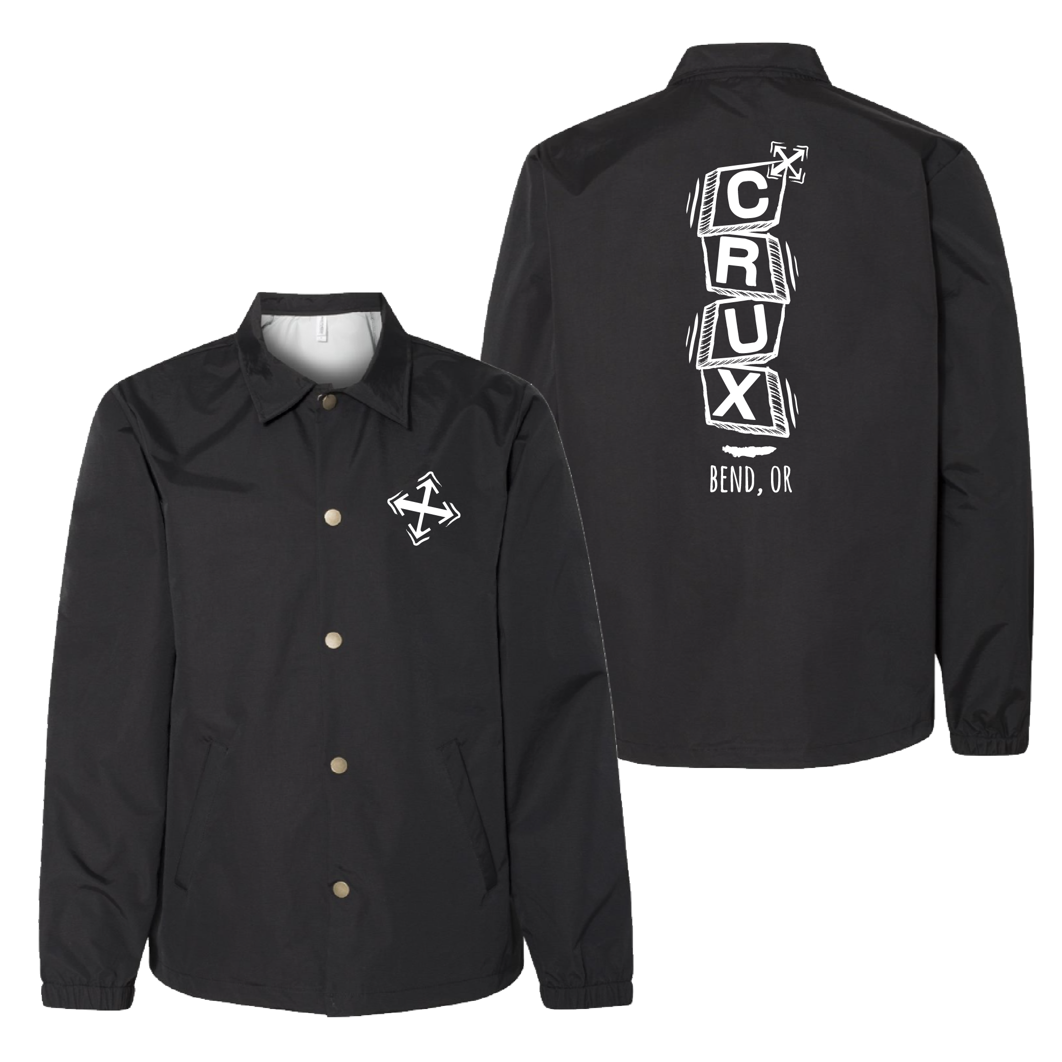 Crux Coaches Jacket | Black
