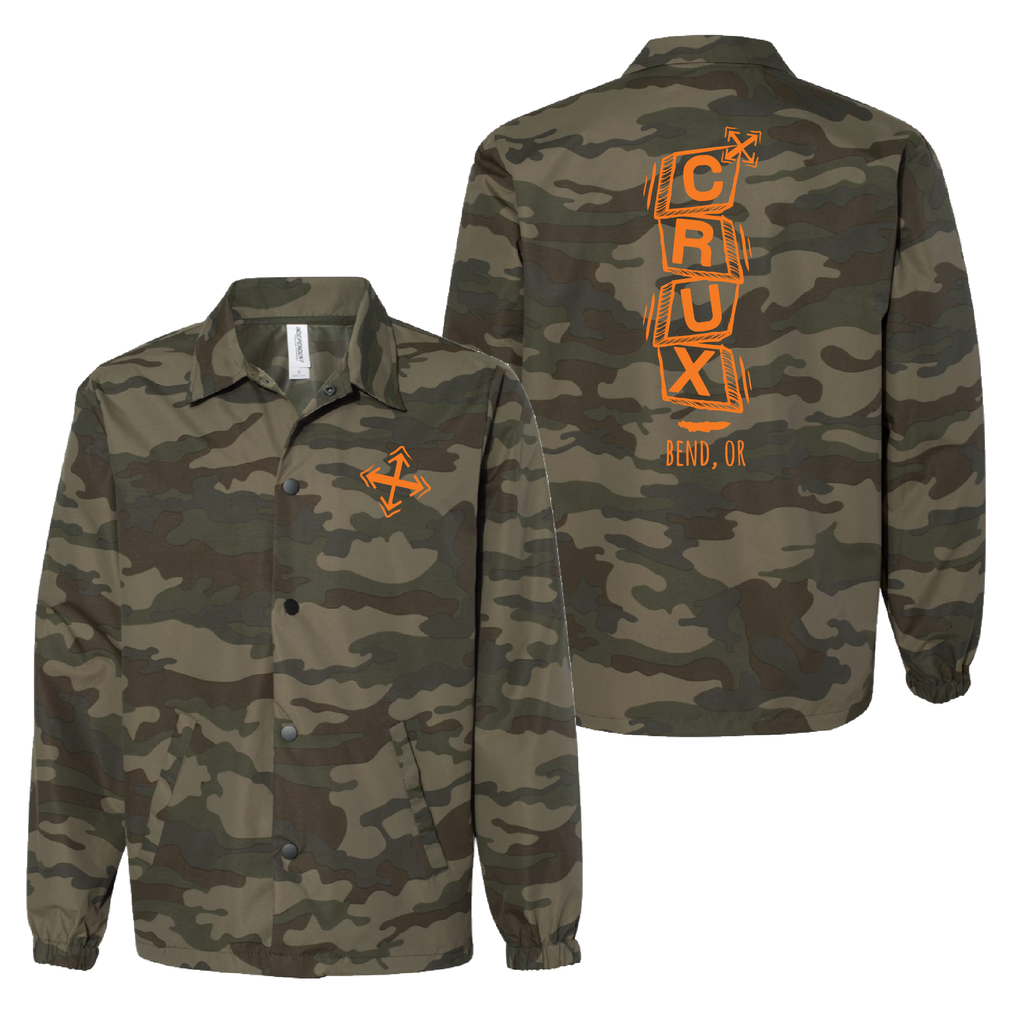 Crux Coaches Jacket | Forest Camo