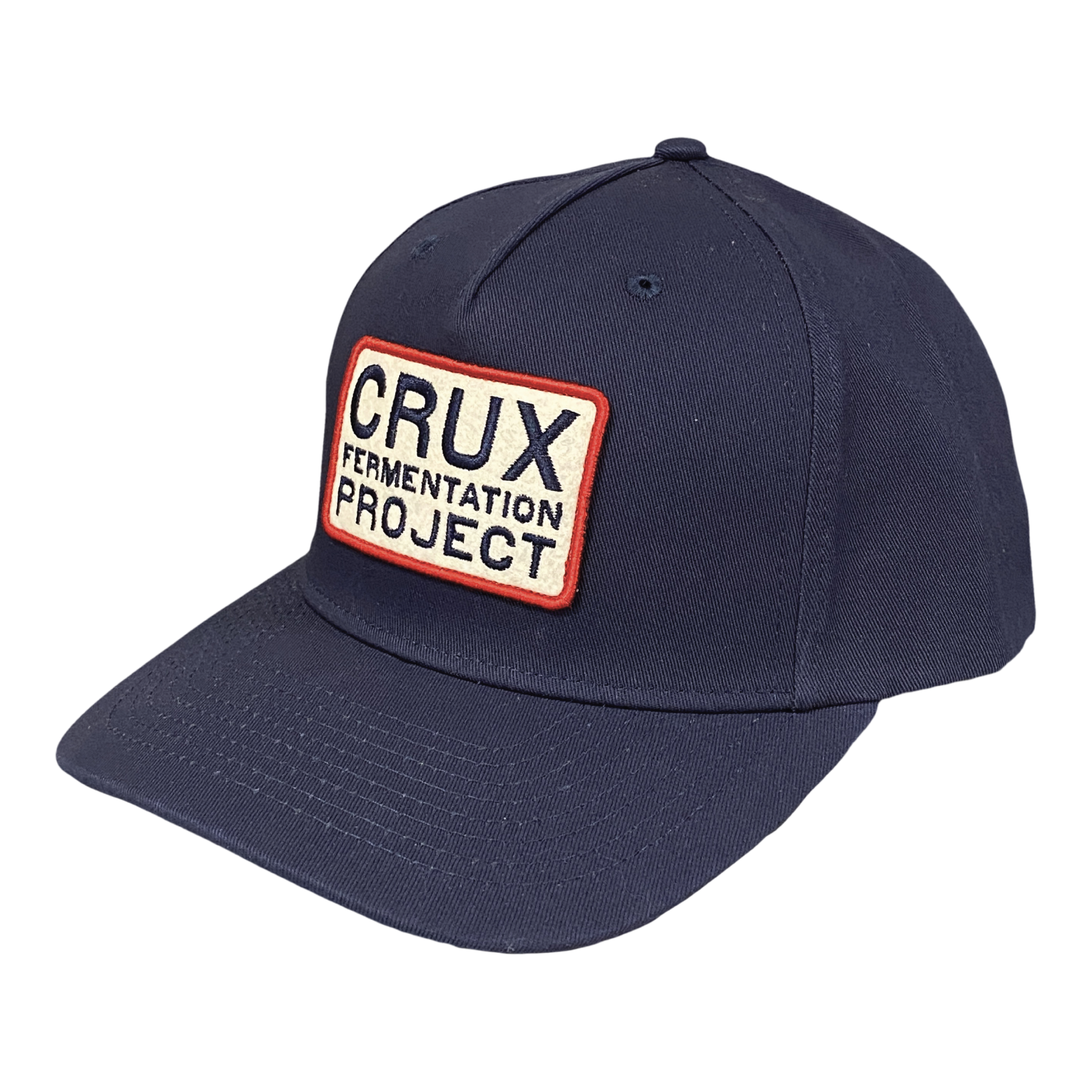 Cotton Twill Navy Cap with Felt Patch