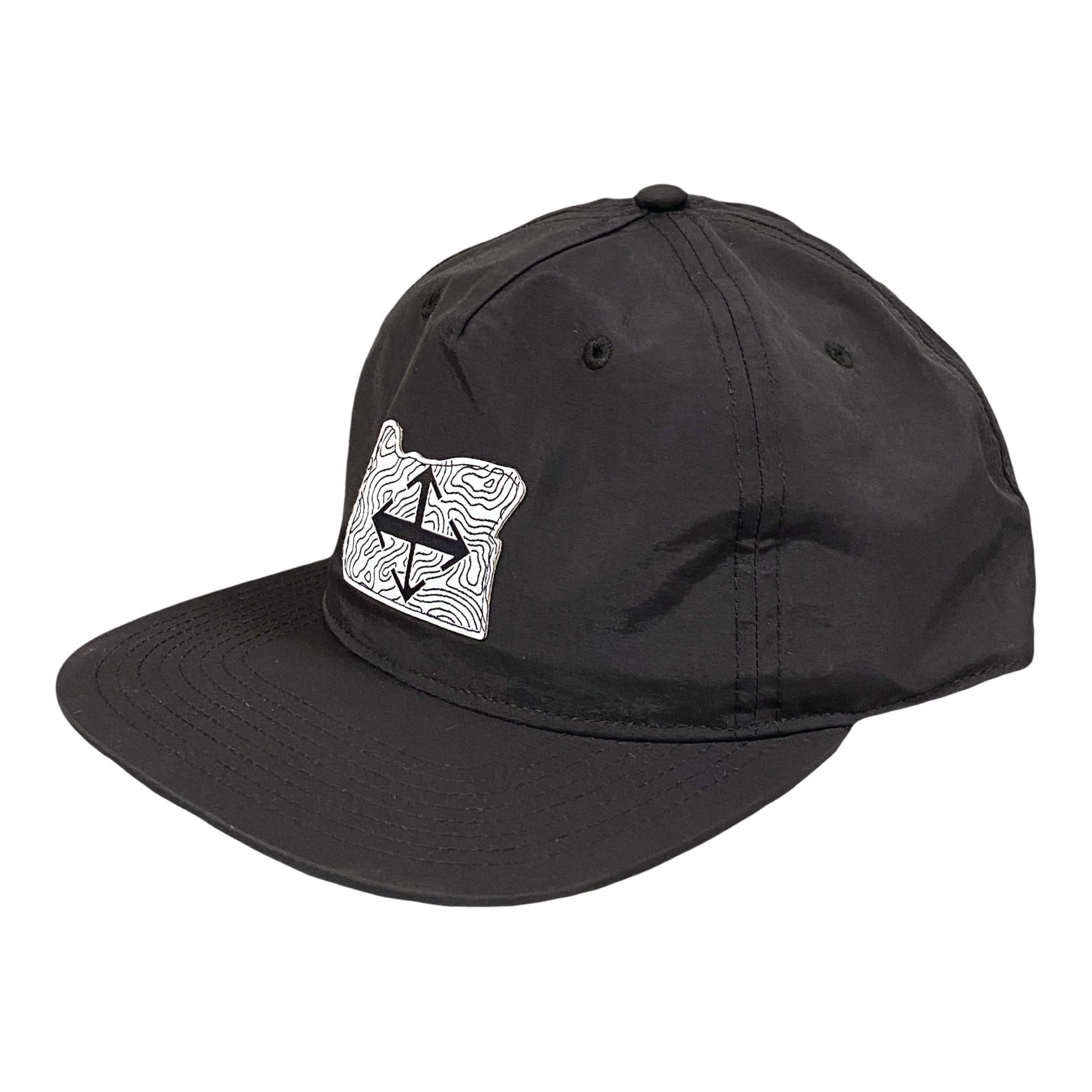 Nylon Cap with Woven Patch