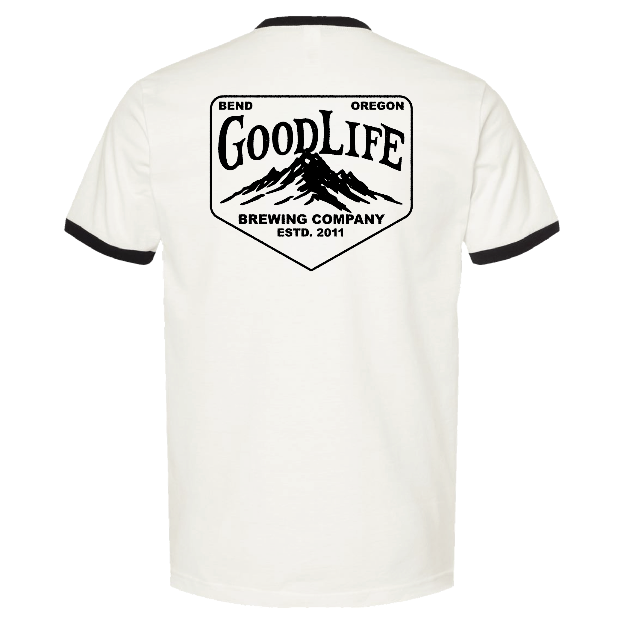 Ringer Tee | White/Black