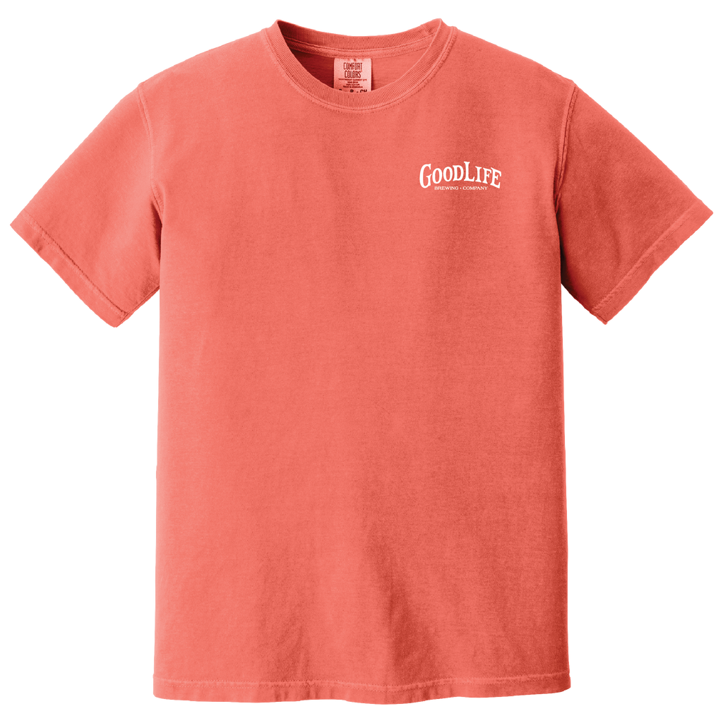 GoodLife Tee | Bright Salmon
