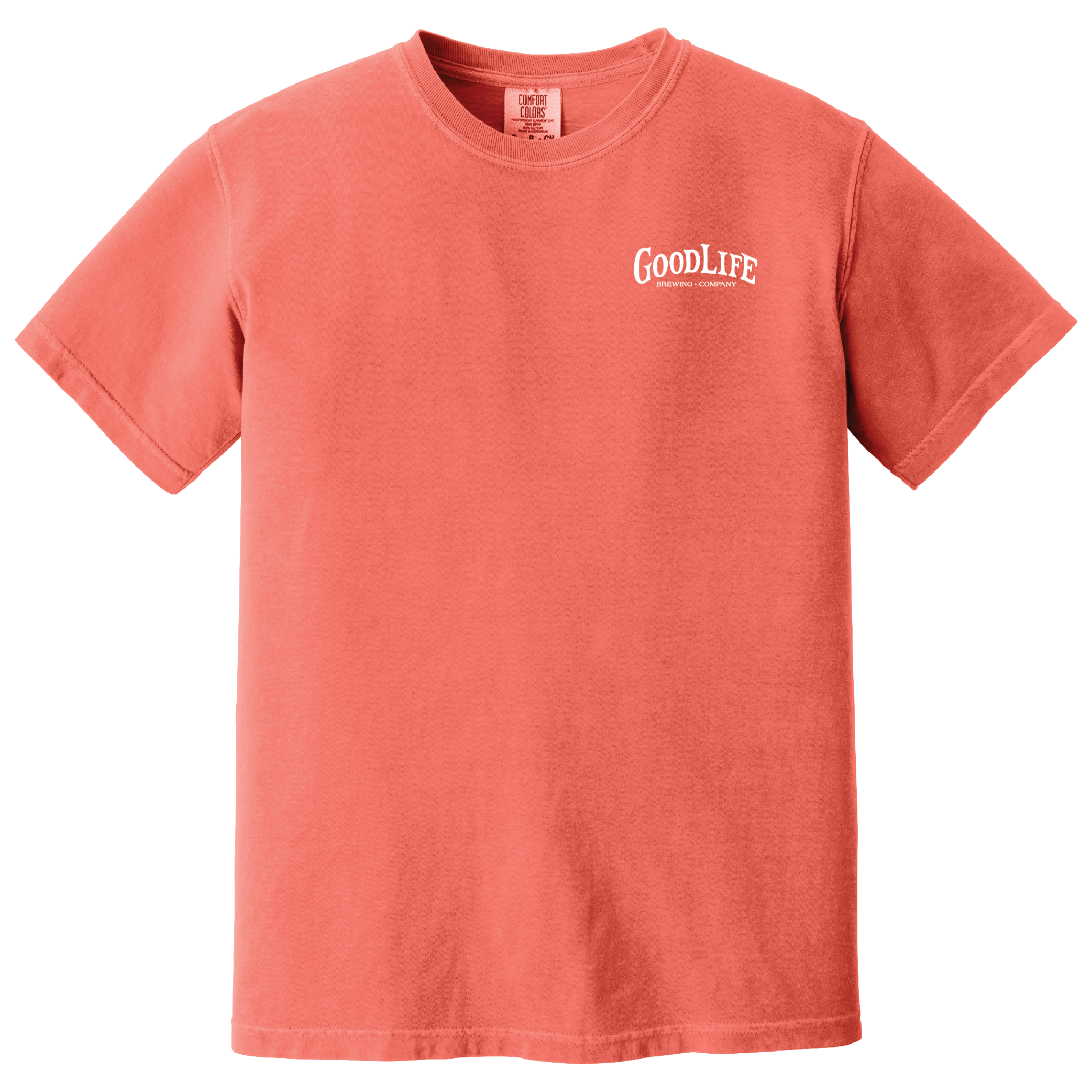 GoodLife Tee | Bright Salmon