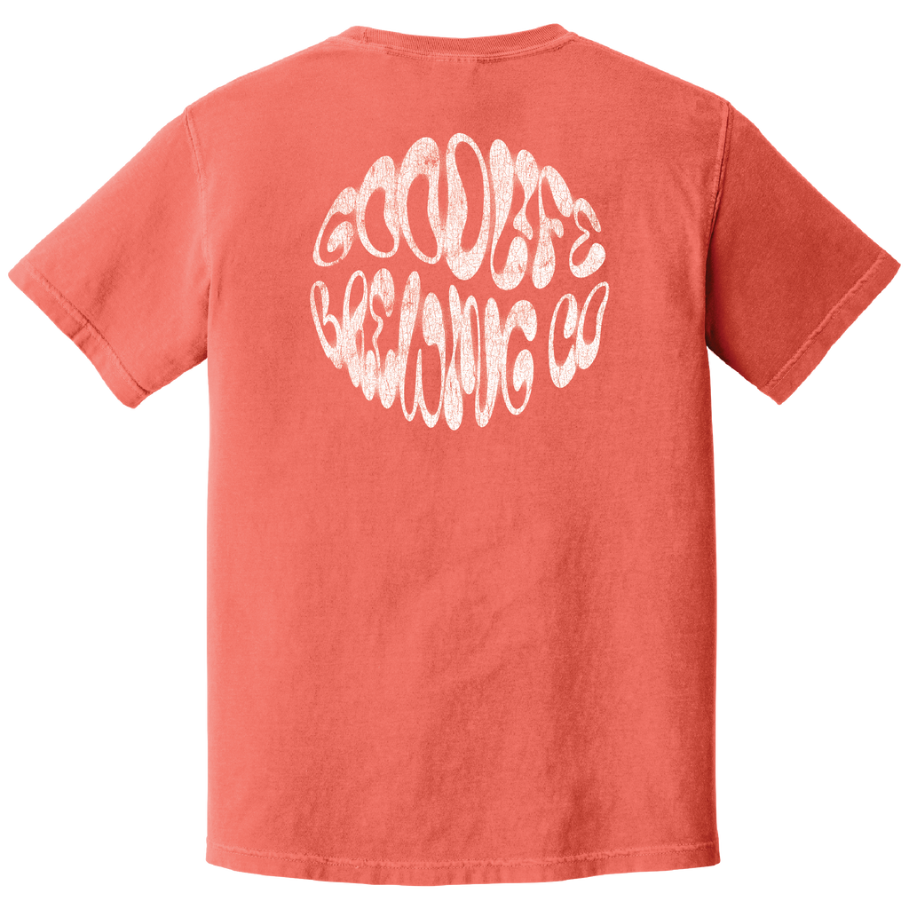 GoodLife Tee | Bright Salmon