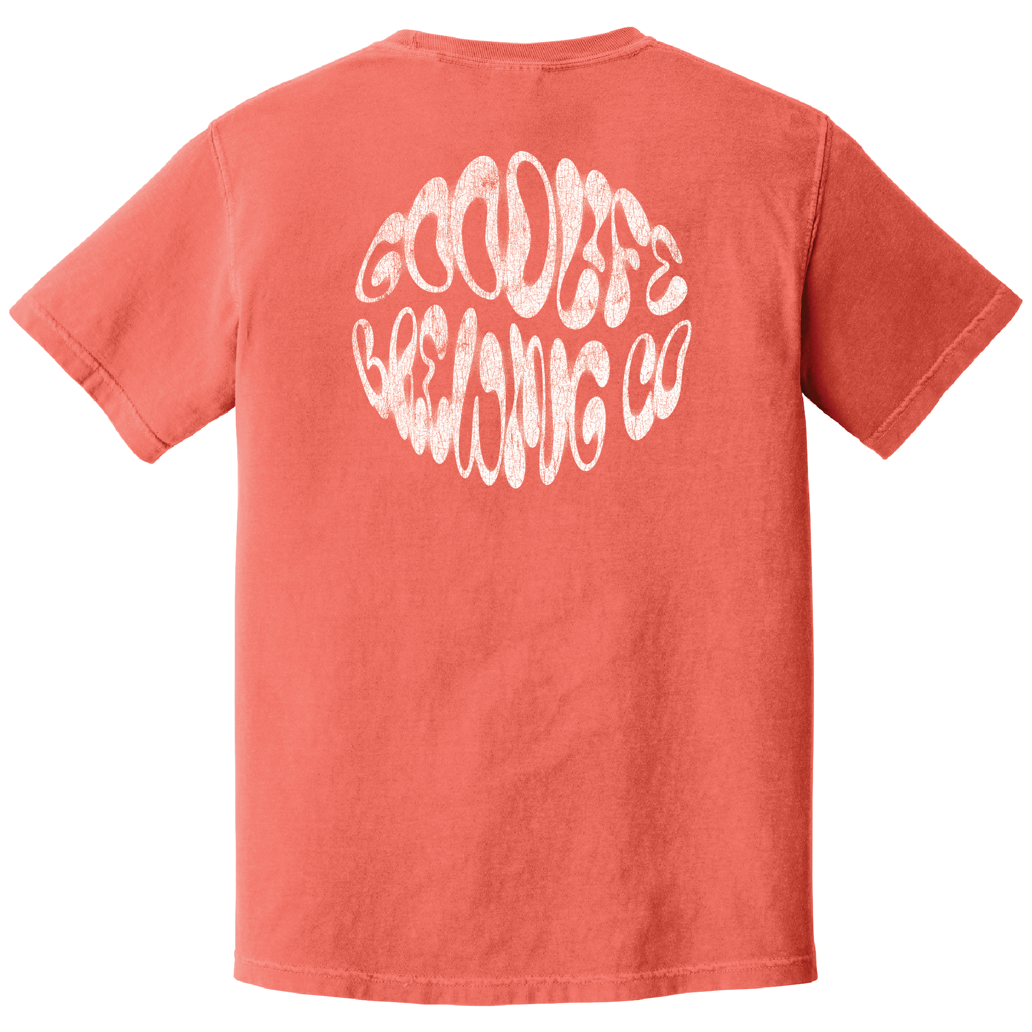 GoodLife Tee | Bright Salmon