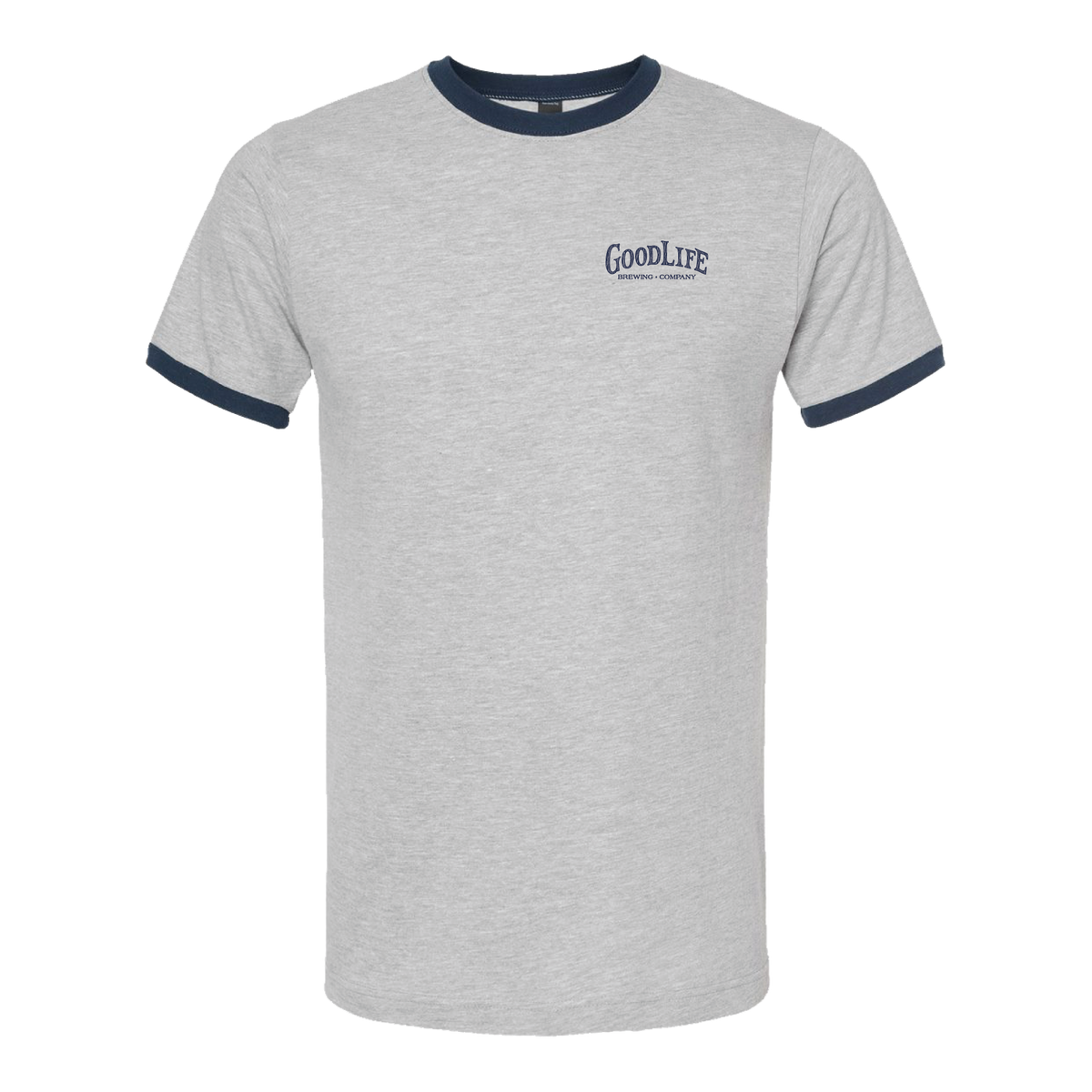 Find Your GoodLife Tee | Heather Grey/Navy
