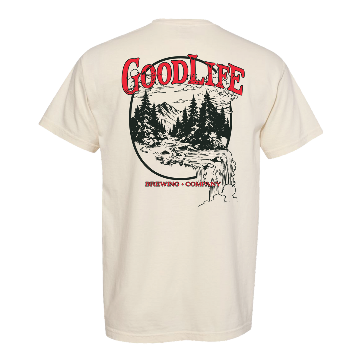 GoodLife Waterfall Tee | Ivory